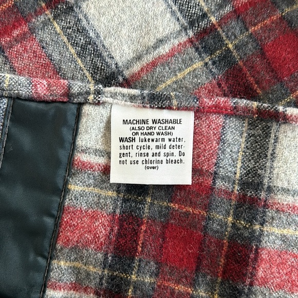 Pendleton | Men’s red/grey Canyon Plaid Western button down shirt, pockets, sz L - Picture 15 of 16